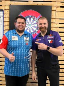 Christmas Open 2022 - Finale hommes (de gauche à droite) : Stefan Bellmont et Thomas Junghans